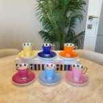 6 KİŞİLİK KONİK PUANTİYELİ FİNCAN TAKIMI 120cc**KASIM AYINA ÖZEL