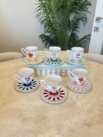 6 KİŞİLİK ROSE RENGARENK FİNCAN TAKIMI 🎉 - Görsel 2