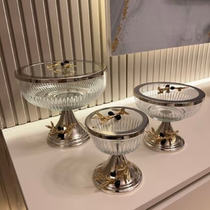 Zeytin Detay 3 Boy Sunumluk 
23 cm - 17cm - 12 cm