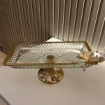 Baton Cam Dikdörtgen Sunumluk 
30*cm Kelebek Detay