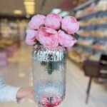 Bulanık Model İthal Vazo Gümüş -5620 13x27cm