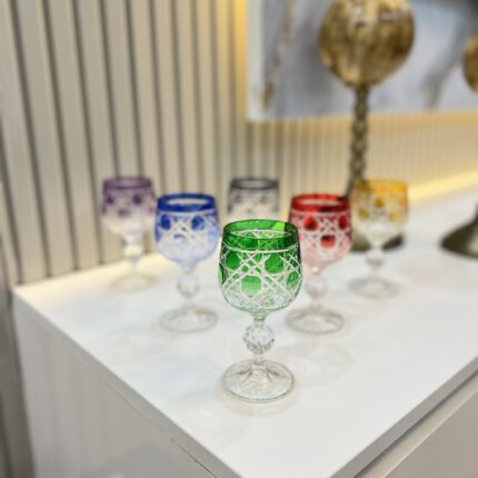 6 Kişilik BOHEMİA Kesme Detay
Kahve Yanı Bardağı*RENGARENK Tombul 001