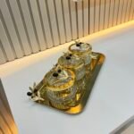 Zeytin Detay Tepsili 3’lü çerezlik**GOLD