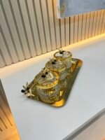 15  PARÇA Sunumluk*Zeytin Detay*GOLD - Görsel 7