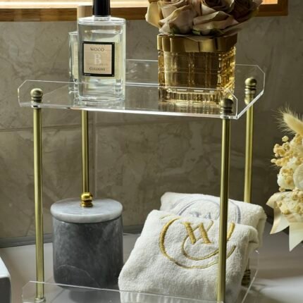 Pleksi 2 Katlı Organizer & Sunumluk