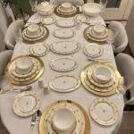 GÜLİSTAN SULTAN SERİSİ 60 PARÇA 24 K. ALTIN YEMEK TAKIMI