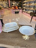 4 PARÇA PORSELEN SUNUMLUK