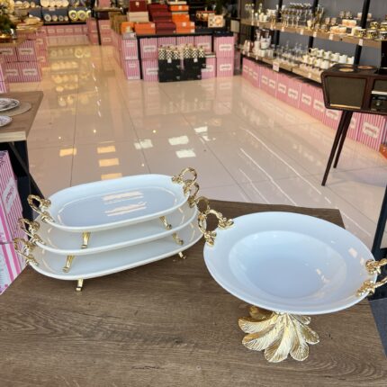 4 PARÇA PORSELEN SUNUMLUK