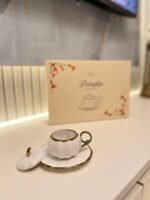 6 Kişilik Bal Kabağı Model Türk Kahvesi Fincan Seti