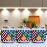 3’Lü Damalı Limonlu Çay Şeker Kahvelik OVAL *GÜMÜŞ