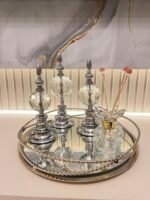 5 PARÇA GÖZDE  GÜMÜŞ KOMBİN * TEPSİ + ALEM