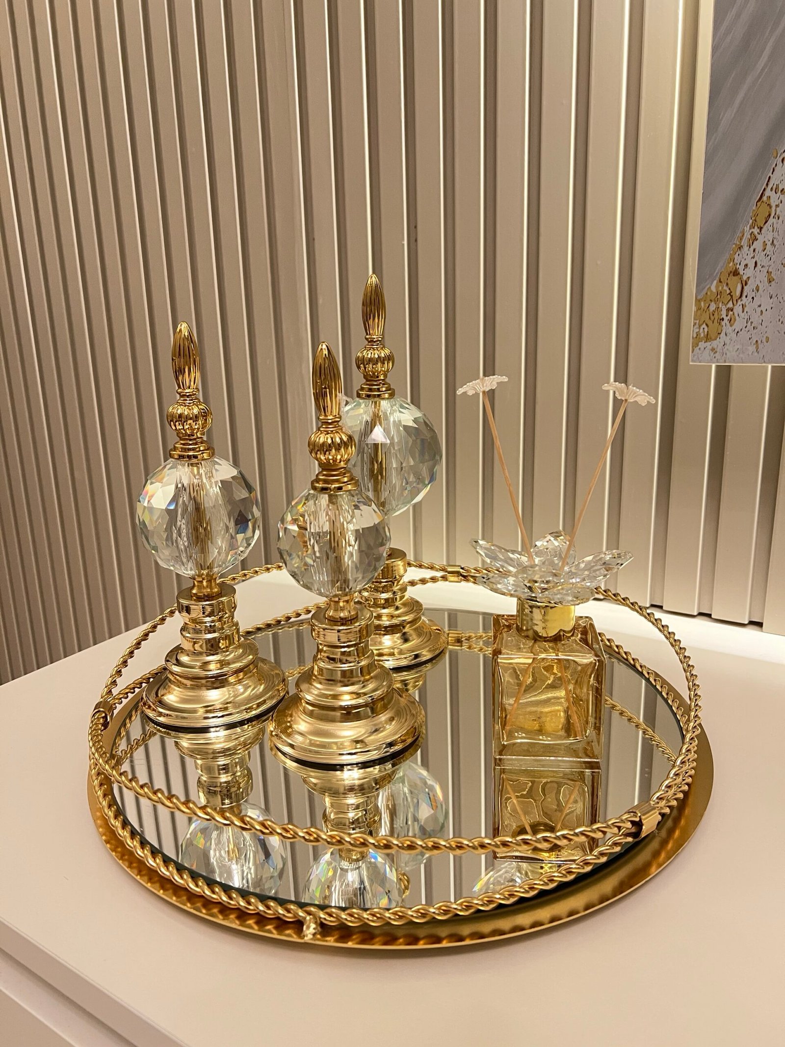 img_2899-2 5 PARÇA GÖZDE GOLD KOMBİN * TEPSİ + ALEM - Görsel 1