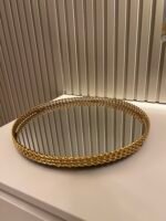 HASIR DEKOR TEPSİ *GOLD - Görsel 2