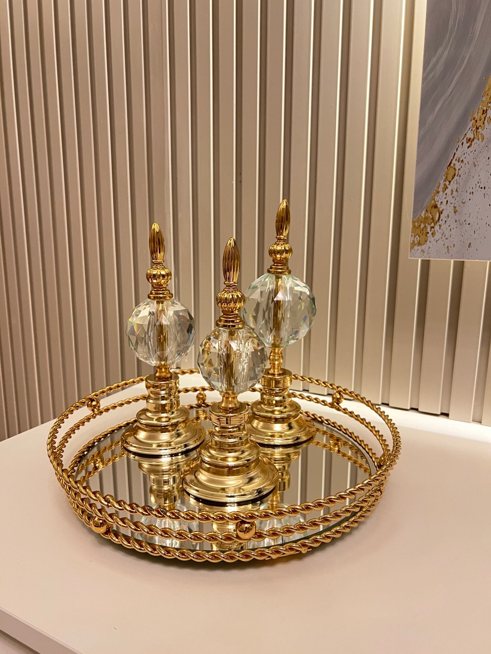 img_2936-4 4 PARÇA VENÜS GOLD KOMBİN * TEPSİ + ALEM - Görsel 1