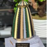 İthal Triangle Vazo Büyük