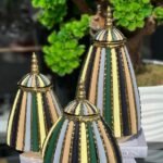 İthal Triangle Vazo 3 Lü set