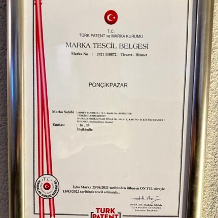 ponçikpazar Marka Tescil Belgesi