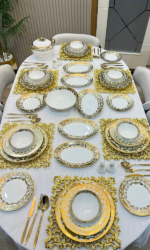 60 PARÇA KÖSEM SULTAN LUXURY 
PORSELEN YEMEK TAKIMI **12 KİŞİLİK