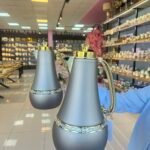 2 Li Gold İthal Termos Seti Halka Model -Antresit Krem