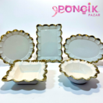 5’Lİ  ŞAKİRPAŞA  SUNUM SETİ GOLD