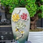 İTHAL MATCHLESS SEDEF SERAMİK VAZO KÜÇÜK