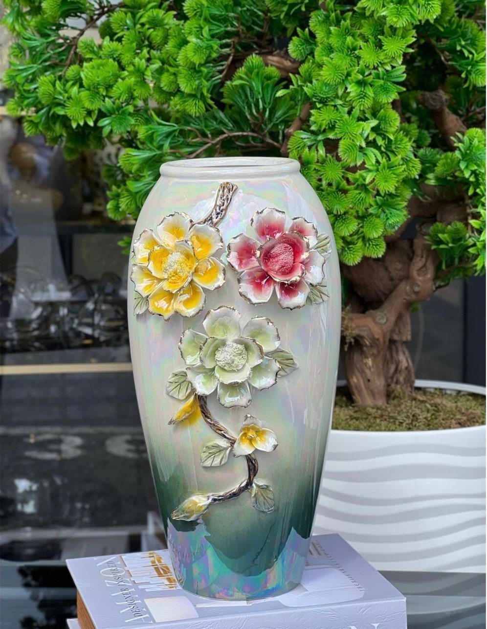 screenshot-259 İTHAL MATCHLESS SEDEF SERAMİK VAZO KÜÇÜK - Görsel 1