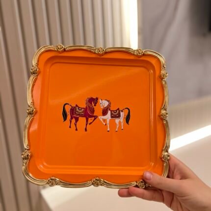 Çift Atlı Kare Tepsi* 1 Adet