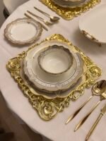 24 PARÇA ‘ŞEHZADE-İ ZER ‘ YEMEK TAKIMI - Görsel 2