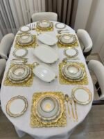 24 PARÇA ‘MÜHR-Ü SULTAN ‘ YEMEK TAKIMI - Görsel 4