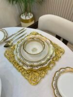 24 PARÇA ‘MÜHR-Ü SULTAN ‘ YEMEK TAKIMI - Görsel 2