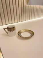 6 Kişilik Golden Türk Kahvesi Fincanı - Görsel 2