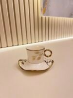 6 Kişilik LİLY Türk Kahvesi Fincanı - Görsel 2