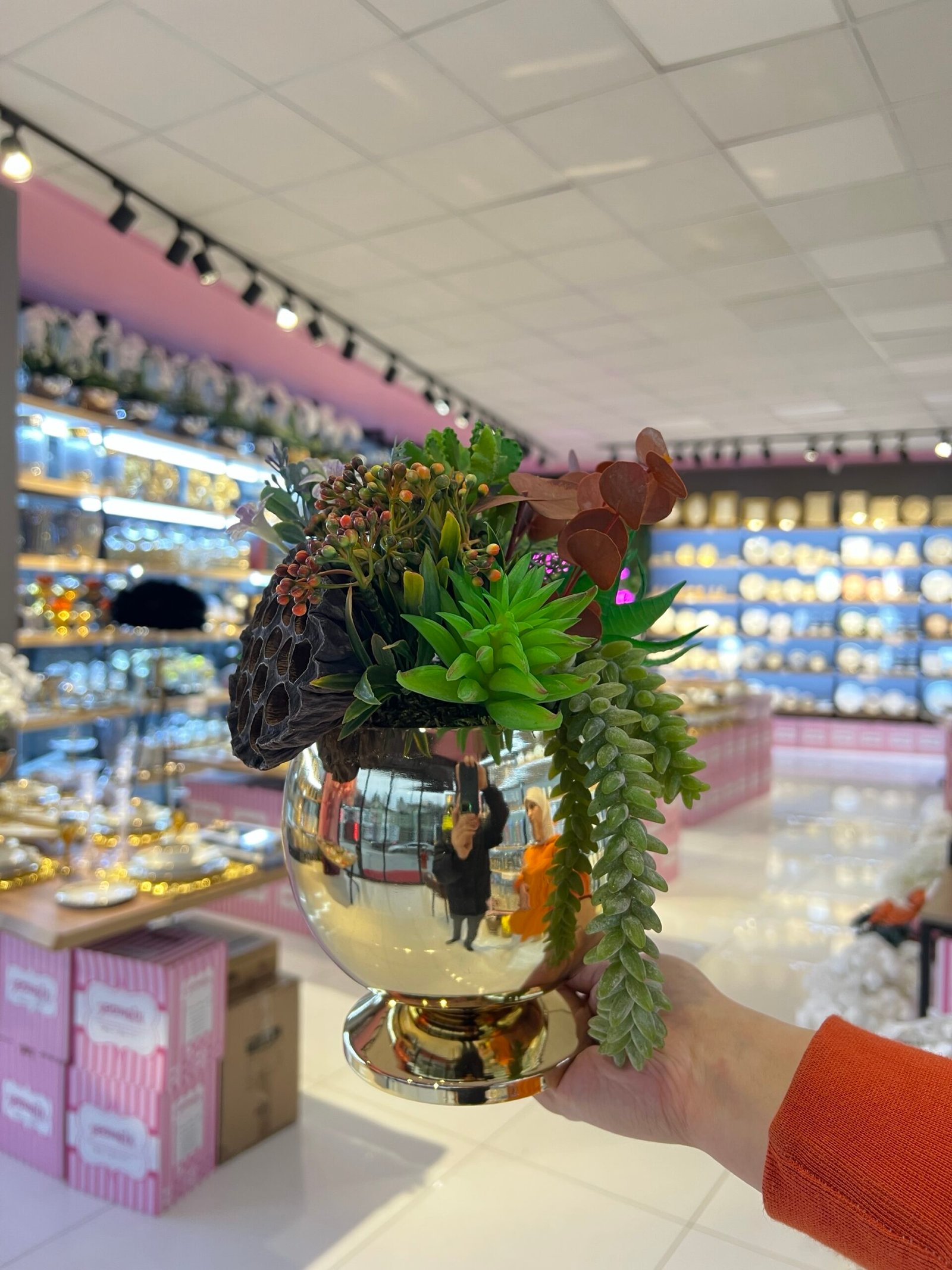 img_3833 Sükulent Karma Arajman Tombik * GOLD - Görsel 1