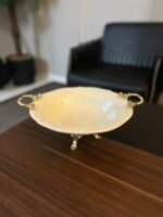 1 ADET PORSELEN AYAKLI SALATA KASESİ - Görsel 2