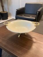 1 ADET PORSELEN AYAKLI SALATA KASESİ