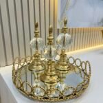 4 PARÇA  HALKA GOLD KOMBİN * TEPSİ + ALEM**