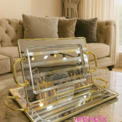 2'Lİ ÇELİK SUNUM TEPSİ **1305