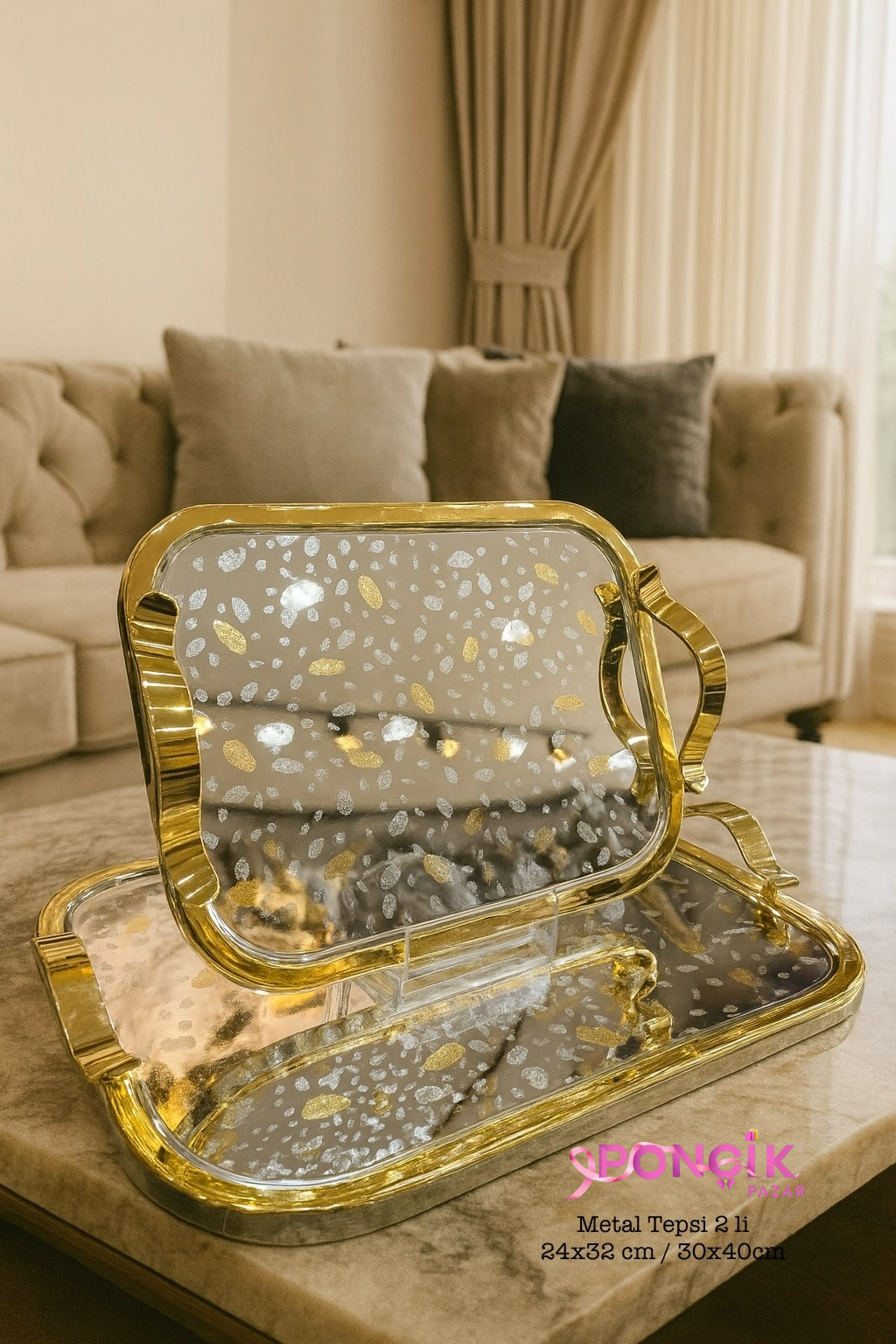 photoroom_20260102_233105-2 2'Lİ ÇELİK SUNUM TEPSİ **1303 - Görsel 1