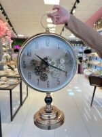 OSSO DÖNER ÇARKLI MASA SAATİ**GOLD - Görsel 2