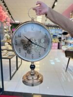 OSSO DÖNER ÇARKLI MASA SAATİ**GOLD