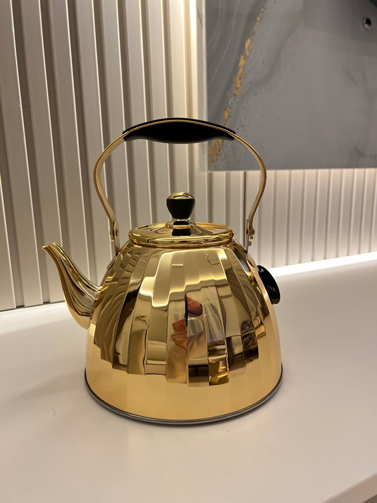 img_4408 3 Litre Gold Demlik* - Görsel 1