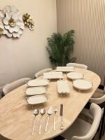 13 PARÇA PORSELEN KOMBİN SET *GÜMÜŞ