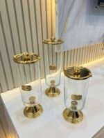 Güllü Model Kavanoz & Çay şeker kahvelik - Görsel 2