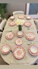 24 PARÇA RED ROSABELLA YEMEK TAKIMI