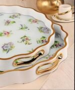 ROYAL CHARME-SARISSA 2'Lİ DEKORATİF TEPSİ - Görsel 2