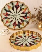 ROYAL CHARME-SARISSA 2'Lİ DEKORATİF TEPSİ