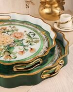 ROYAL CHARME-SARISSA 2'Lİ DEKORATİF TEPSİ - Görsel 2