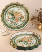 ROYAL CHARME-SARISSA 2'Lİ DEKORATİF TEPSİ