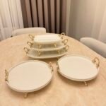 5 PARÇA PORSELEN SUNUMLUK 3 +2* GOLD