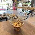 Çubuklu Cam Salata Kasesi